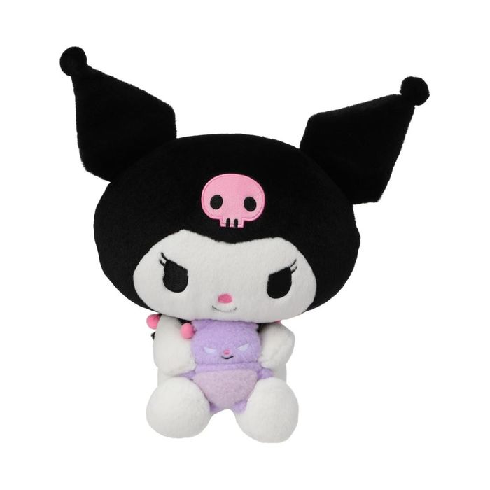 Peluche Kuromi Sentada com Amiguinho (28cm)