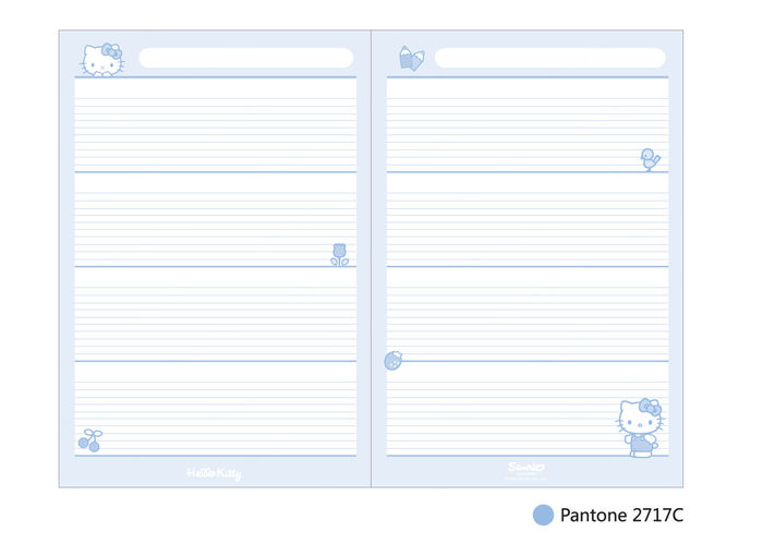 Caderno A5 com Figura 3D Anti-Stress da Hello Kitty (80 Folhas)