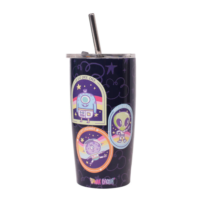 Garrafa de Aço Inoxidável VB ALIEN com Palhinha - 530mL (Alien)