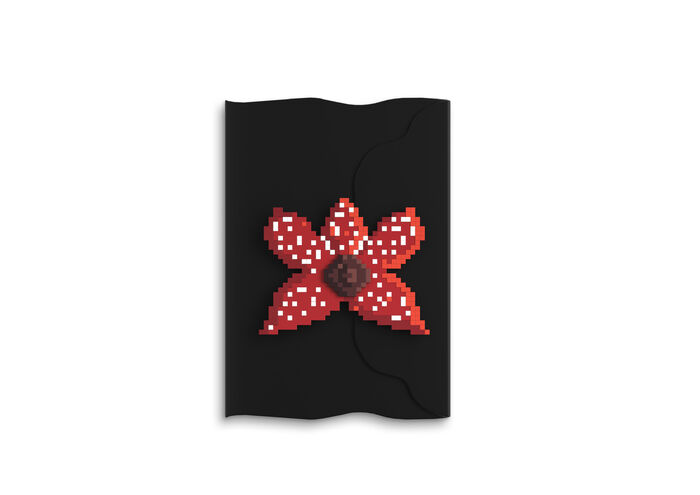 Caderno PU A5 3D de Capa Dura de Stranger Things (80 Folhas)