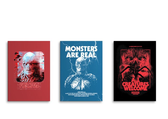Caderno A5 de Stranger Things (28 Folhas, 3 Unidades)