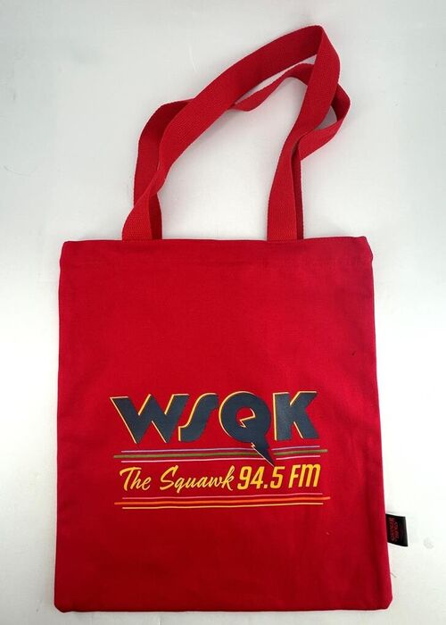 Tote Bag com Texto de Stranger Things (Vermelho)
