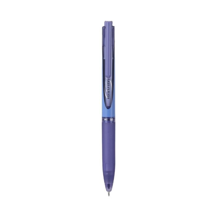 Caneta de Gel Preta Plain Cromatography (0,5 mm, Corpo Azul)