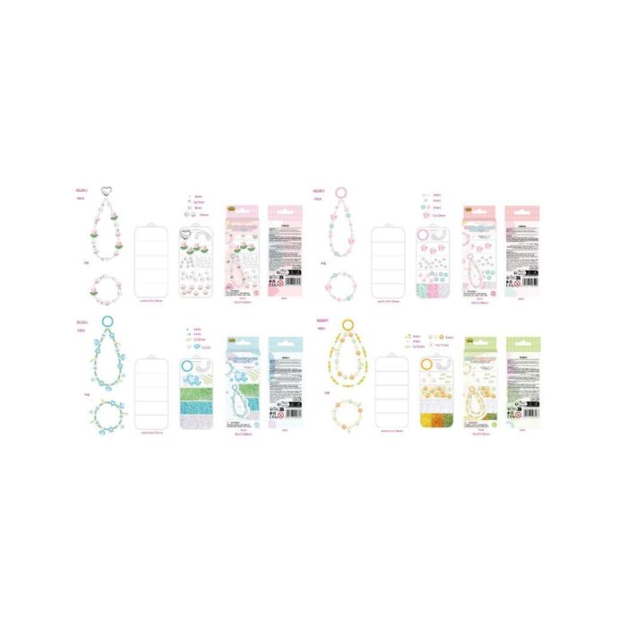 Kit DIY de Pulseiras de Missangas Flores & Plantas (Modelos Sortidos)