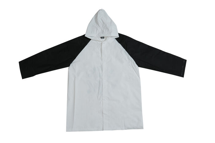 Capa de Chuva de Stranger Things (Branco e Preto, Adulto)