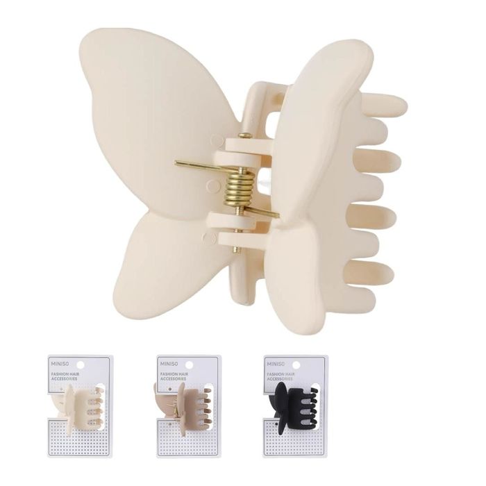 Mola de Cabelo Média de Borboleta da Basic