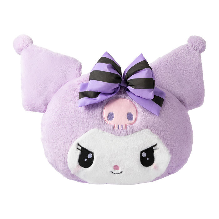 Sanrio - Almofada em Forma de Cabeça Roxa (Kuromi)