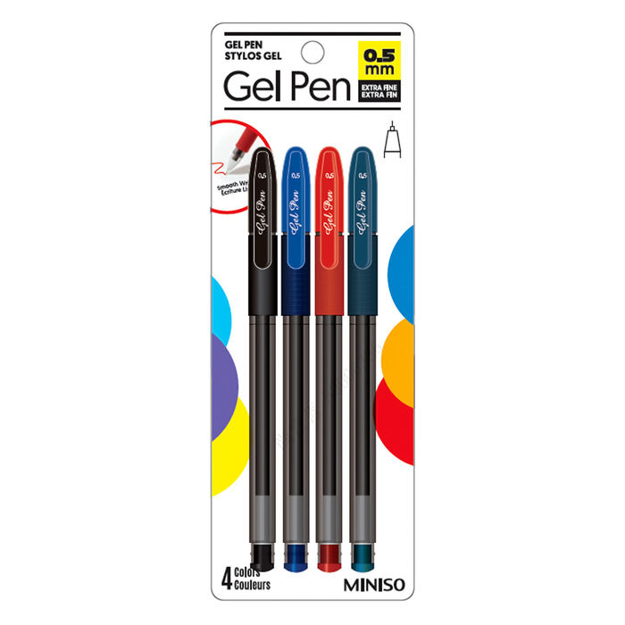Caneta de Gel J505 0.5mm (Pack 4)