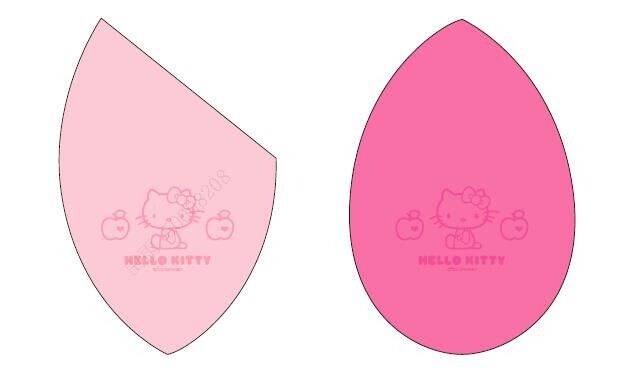Sanrio - Hello Kitty - Apple Collection - Esponjas de maquilhagem (2 peças)