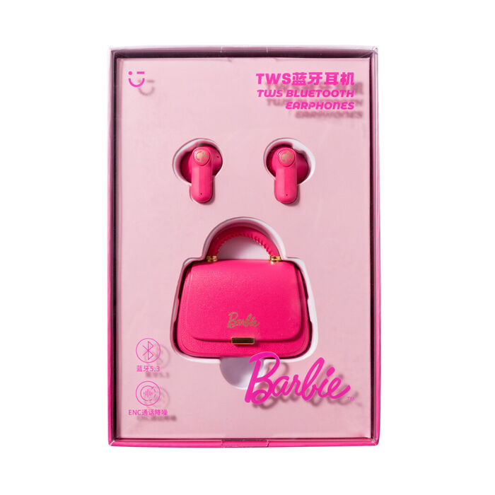 Barbie - Auriculares TWS estilo bolsa - Rosa