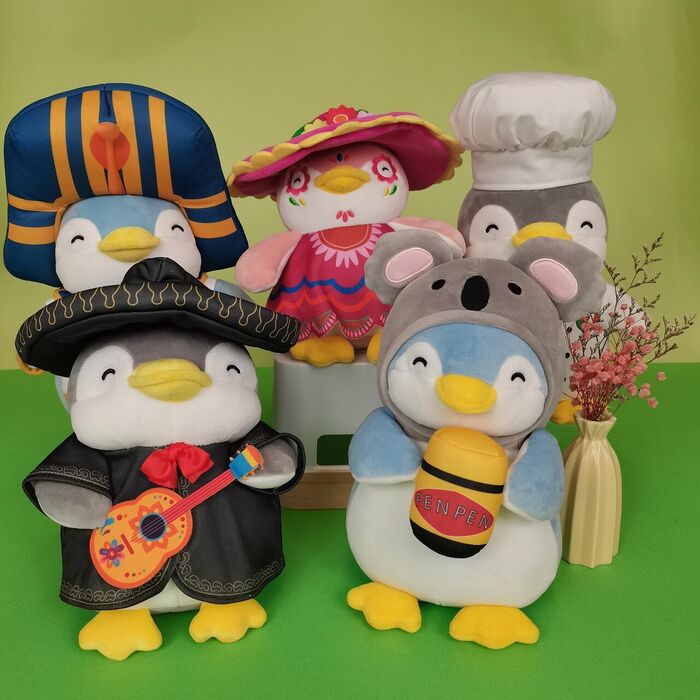 City Pen Explores The World Series 9in. Penguin Plush Toy (Australia)