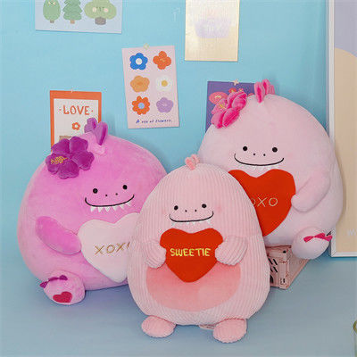 Mini Family - Peluche dinossauro rosa 25cm