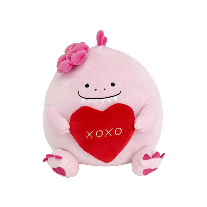 Mini Family - Peluche dinossauro rosa 25cm