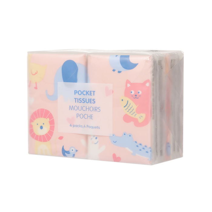 Pacotes de Lenços de Bolso Forest Family 2.0 (4 Packs)