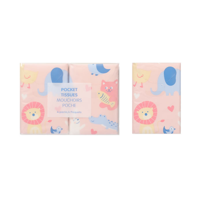 Pacotes de Lenços de Bolso Forest Family 2.0 (4 Packs)