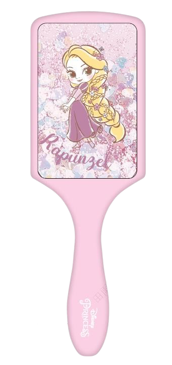 Disney - Escova de Cabelo Quadrada - Disney Princess (Rapunzel)