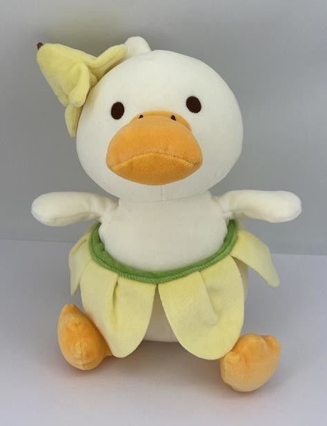 Beach series - peluche pato mergulhador 28cm (banana)