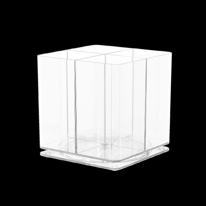 Organizador de Maquilhagem Rotativo Transparente
