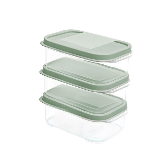 Conjunto de Taparueres Solid Color - 200ml (3 Peças, Verde)