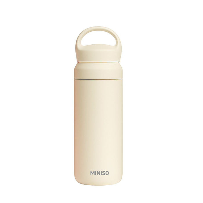 Garrafa Isotérmica com Pega da Solid Color de 500mL (Bege)