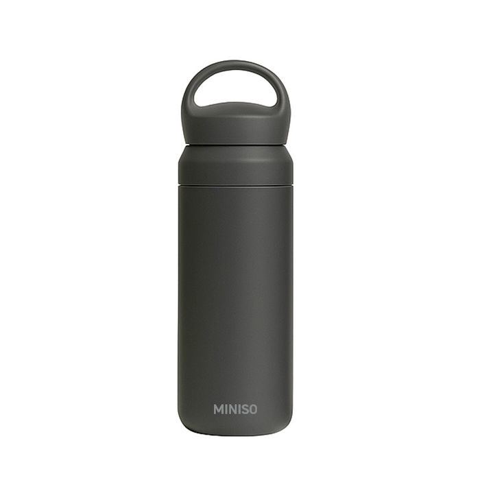 Garrafa Isotérmica com Pega da Solid Color de 500mL (Cinzento)