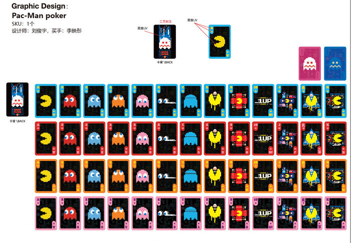 Baralho de Cartas Pac-Man