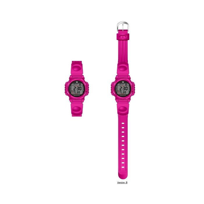 Relógio Digital Infantil Mini Ultra - Modelo: EP-8053 (Rosa)