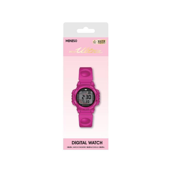 Relógio Digital Infantil Mini Ultra - Modelo: EP-8053 (Rosa)