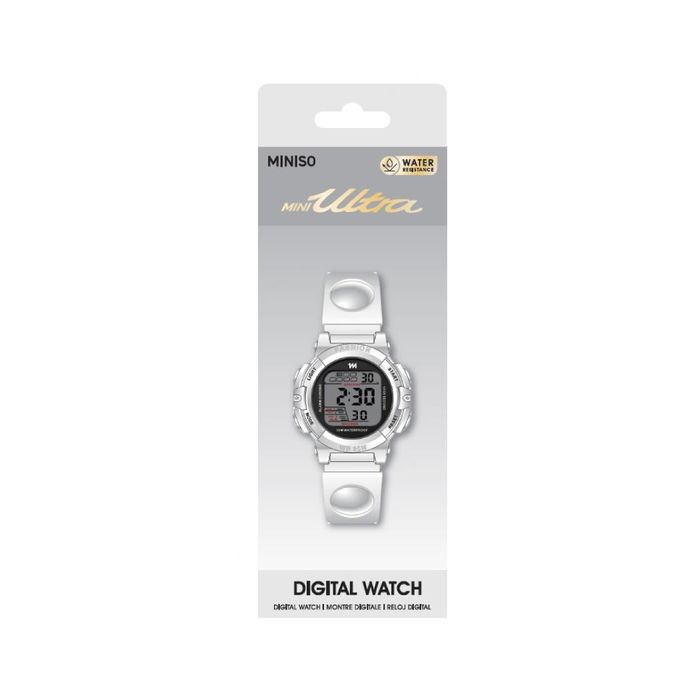 Relógio Digital Infantil Mini Ultra - Modelo: EP-8053 (Branco)