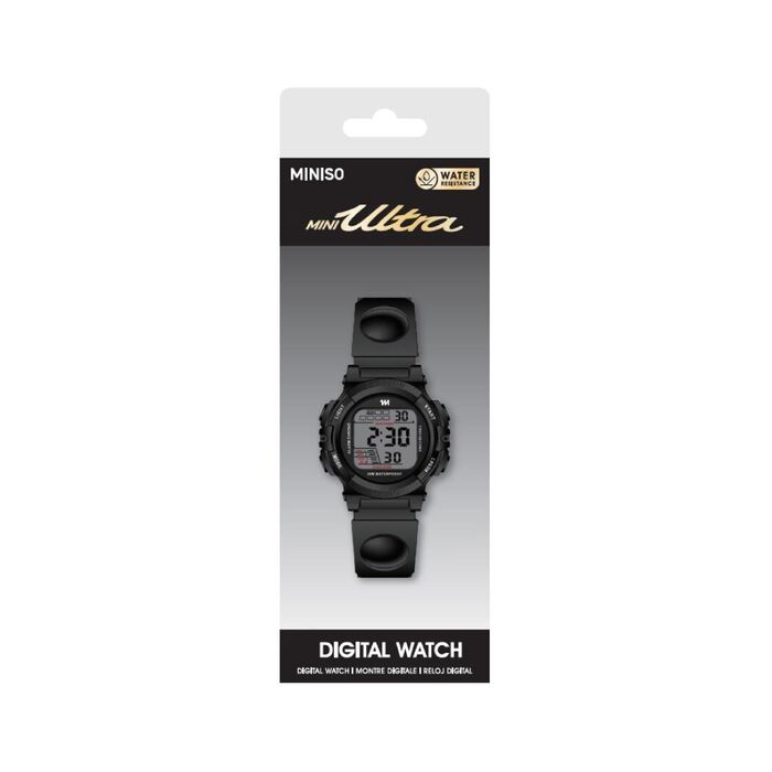 Relógio Digital Infantil Mini Ultra - Modelo: EP-8053 (Preto)