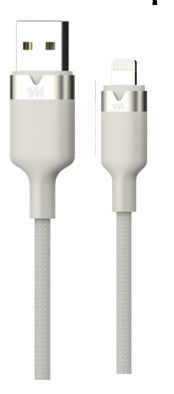 Cabo de Carregamento Rápido CTC Mini Ultra de 1m (Branco)
