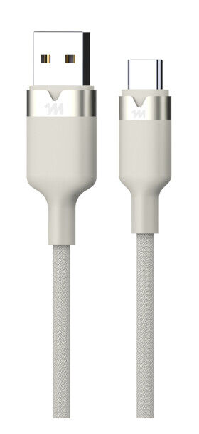 Cabo de Carregamento Rápido USB-C Mini Ultra de 1m (Branco)