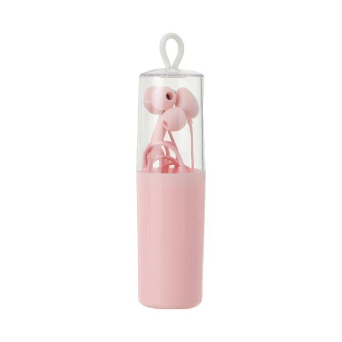 Auriculares In-Ear com Fio 3.5mm Capsule Pro - Modelo C50 (Rosa)