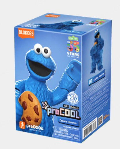 Figura de Blocos de Construção Sesame Street (Cookie Monster)