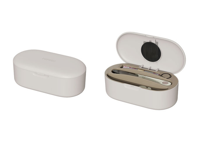 Kit Organizador de Costura Magnético de Dupla Camada em Bege