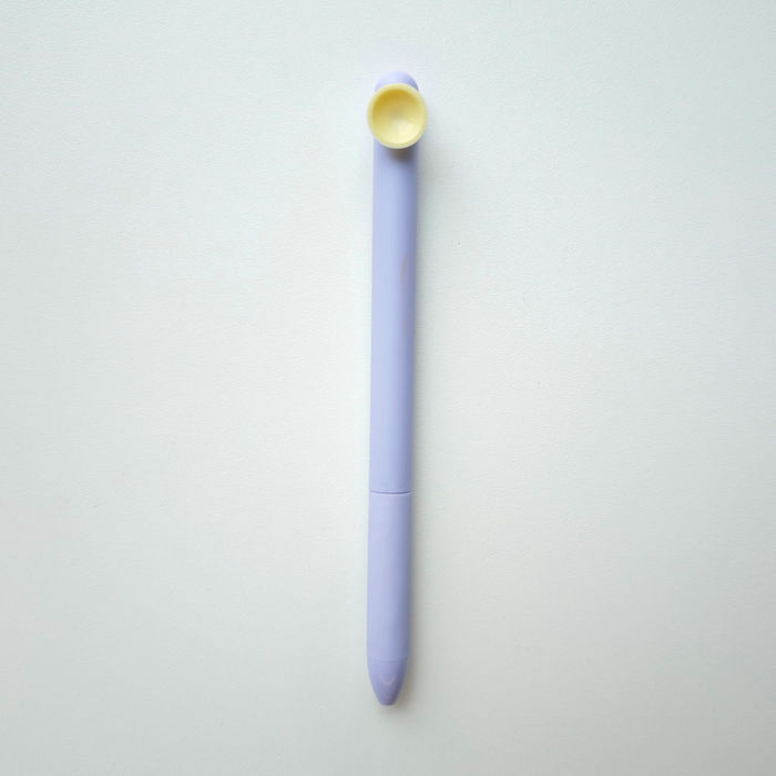 Caneta de Ponta Fina PopPen (0,5mm, Preto) (Corpo Roxo)