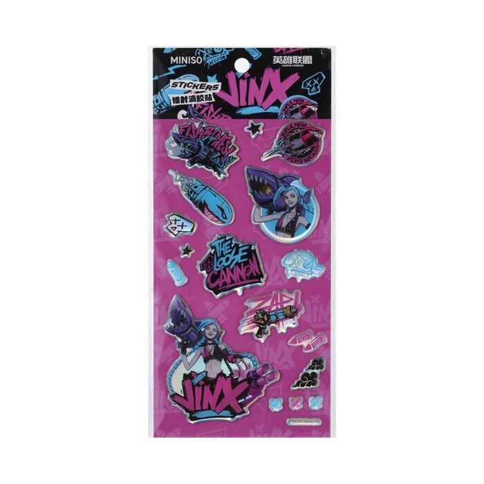 Autocolantes Epoxy de League of Legends (2 Designs Variados)