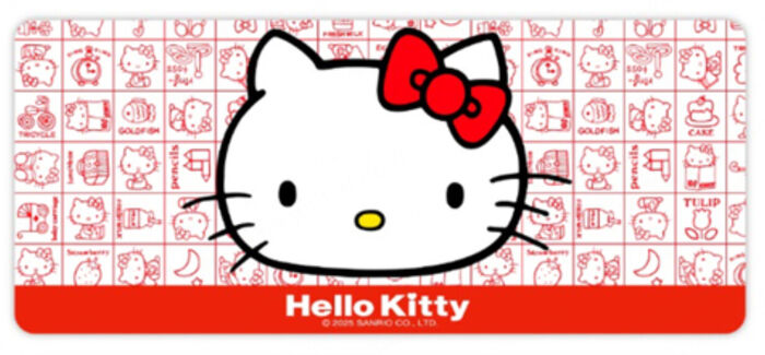 Tapete de Rato Grande da Hello Kitty (Branco)