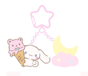 Pendente de Silicone Luminoso do Cinnamoroll Sweet Dream (Rosa)