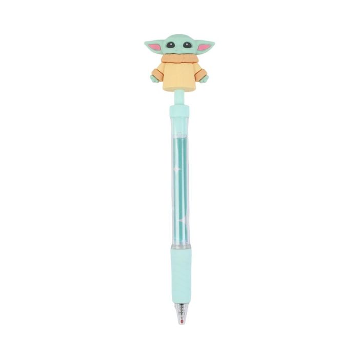Caneta Gel com Figura de Star Wars 0.5mm Preta (Grogu A)