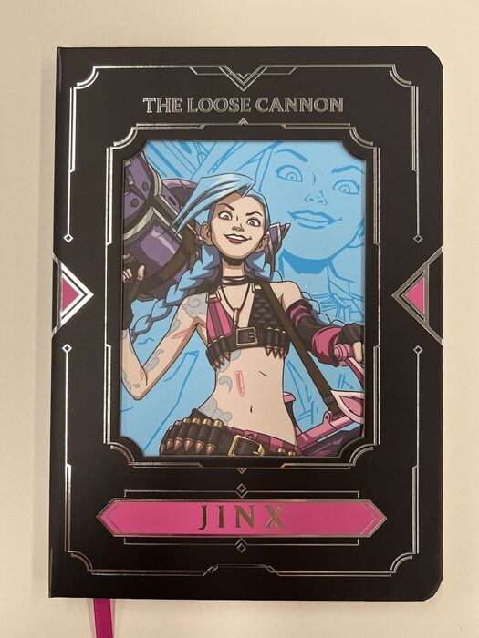 Caderno A5 com Capa Dura Recortada de League of Legends (80 Folhas)