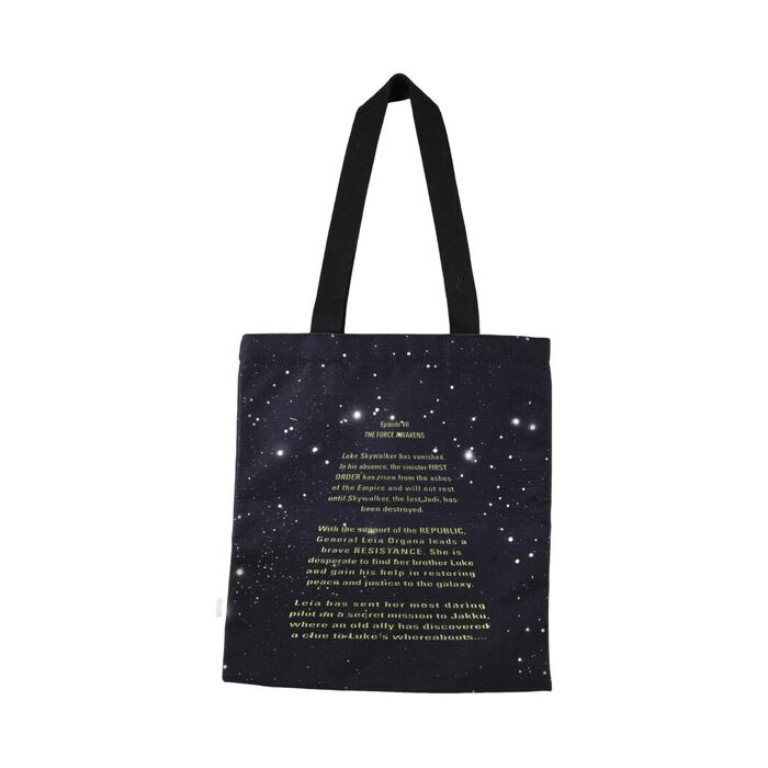 Bolsa Tote de Star Wars em Preto (Logo)
