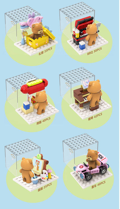 Blocos de Construção Empilháveis do Gift Bear