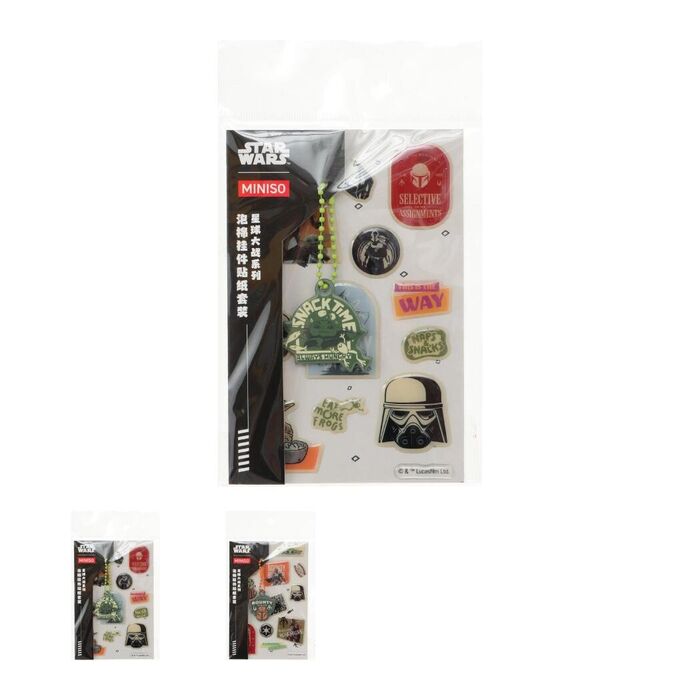 Conjunto de Pendentes em Espuma e Autocolantes de Star Wars (2 Modelos Sortidos)
