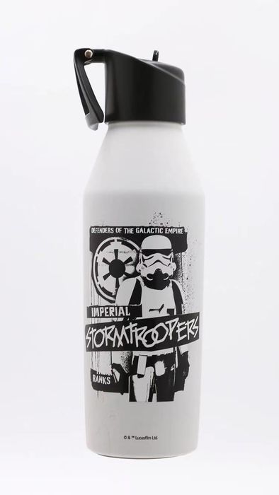 Garrafa em Aço Inoxidável de Parede Dupla de Star Wars em Branco de 520mL