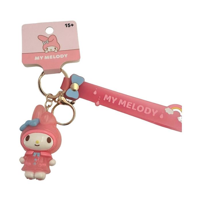 Porta-Chaves da My Melody com Capa de Chuva