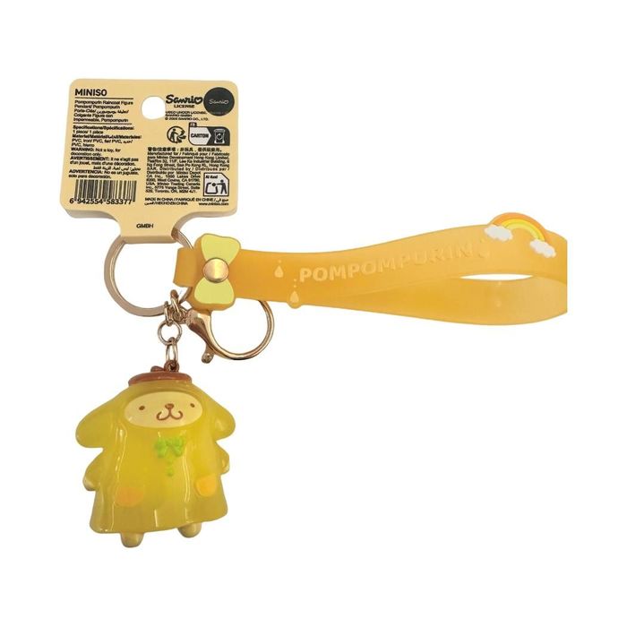 Porta-Chaves do Pompompurin com Capa de Chuva