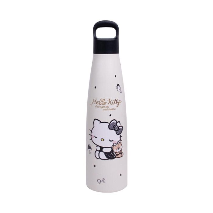 Garrafa Isotérmica com Pega da Hello Kitty de 500mL (Branco)