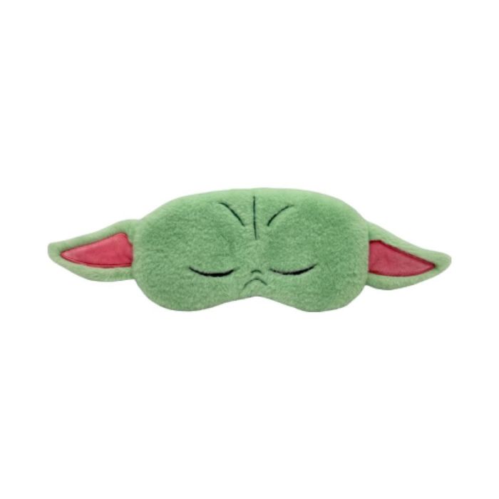 Máscara de Dormir em Peluche de Star Wars do Grogu (Olhos Fechados)