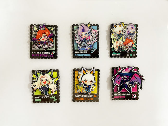 Íman Duplo de Frigorífico de League of Legends (Blind Box)